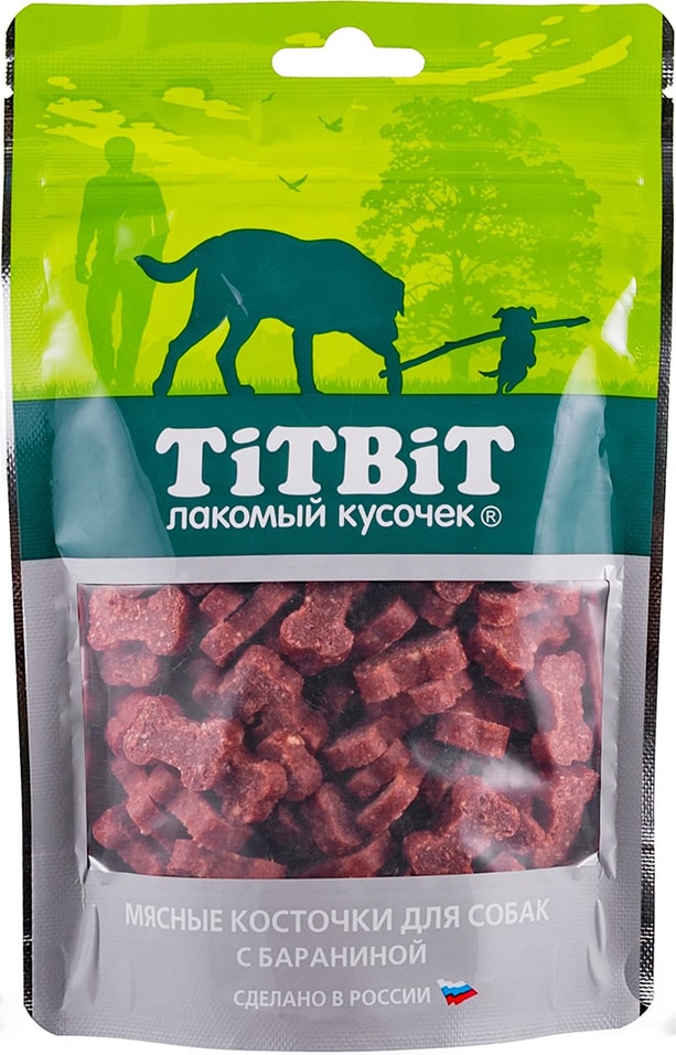 Лакомство для собак TiTBiT Косточки мясные с бараниной 145г