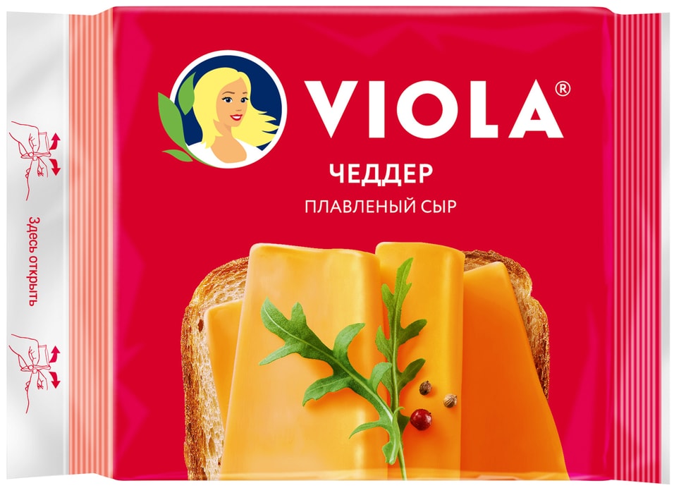 Сыр плавленый Viola Чеддер 140г - Vprokru Перекрёсток 129₽