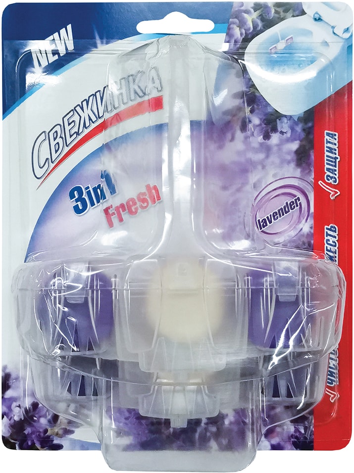 Средство чистящее для унитаза Свежинка WC 3in1 Fresh Lavender 2шт*40г