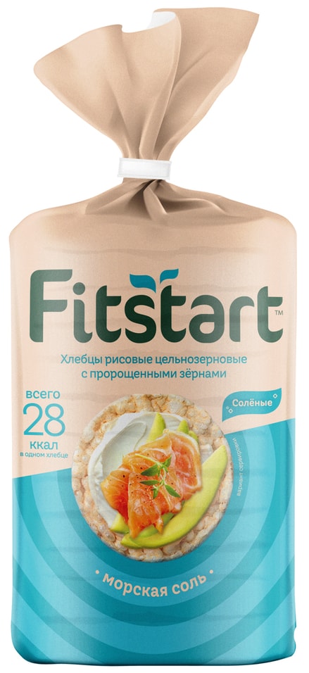 Хлебцы Fitstart Морская соль 90г - Vprokru Перекрёсток 95₽