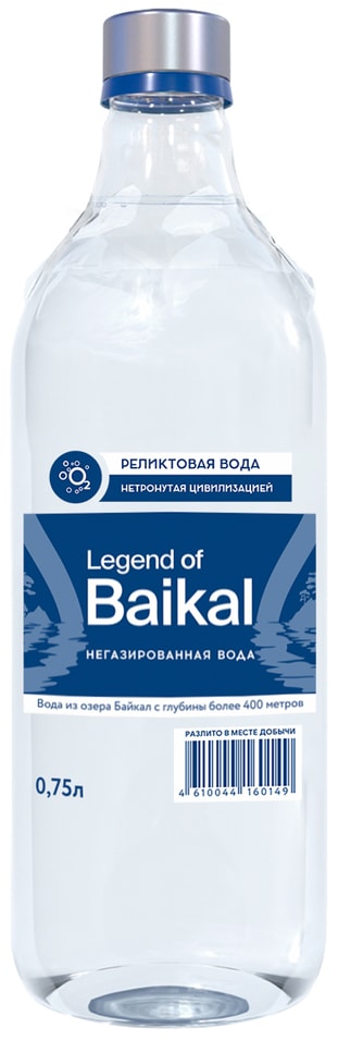 Вода Legend of Baikal питьевая негазированная 750мл 440₽