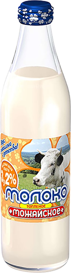 Молоко Можайское топленое 3.2% 450мл