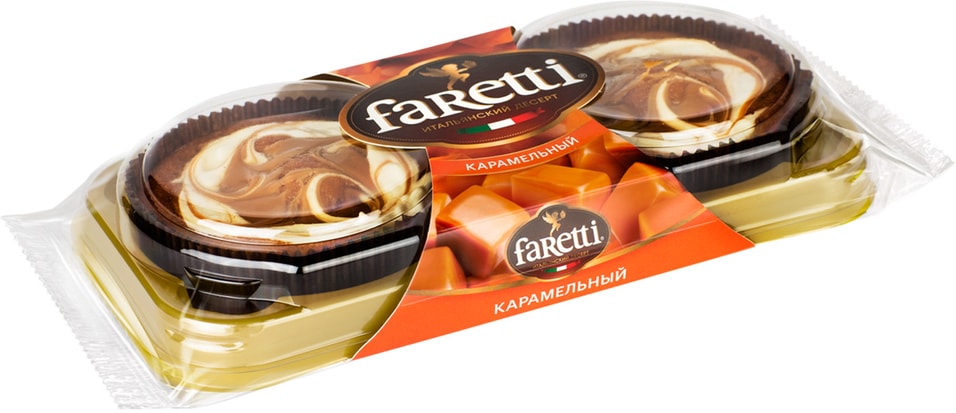 Пирожное Faretti Карамельное 130г 90₽