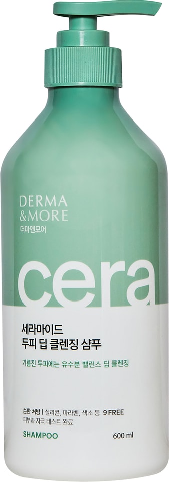 Шампунь для волос Derma & More глубокое очищение 600мл