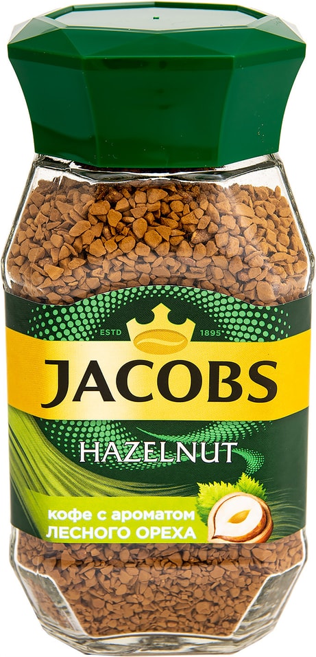 Кофе растворимый Jacobs Hazelnut с лесным орехом 95г от Vprok.ru