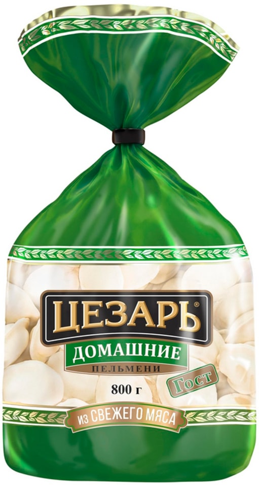Пельмени Цезарь Домашние 800г - Vprok.ru Перекрёсток