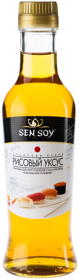 Уксус Sen Soy Рисовый для суши 3% 220мл от Vprok.ru
