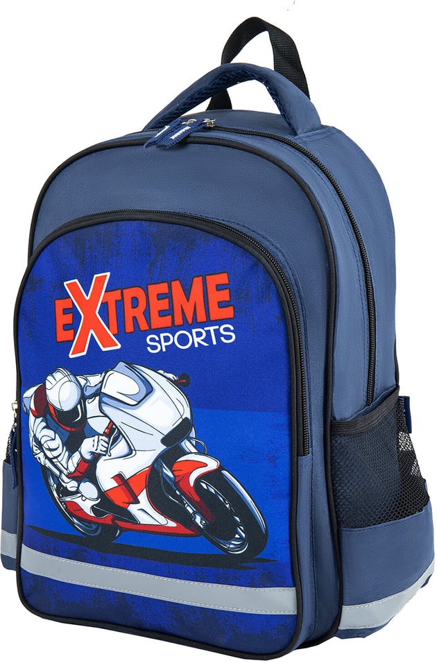 Рюкзак Пифагор School Extreme sports для начальной школы 38x28*14см