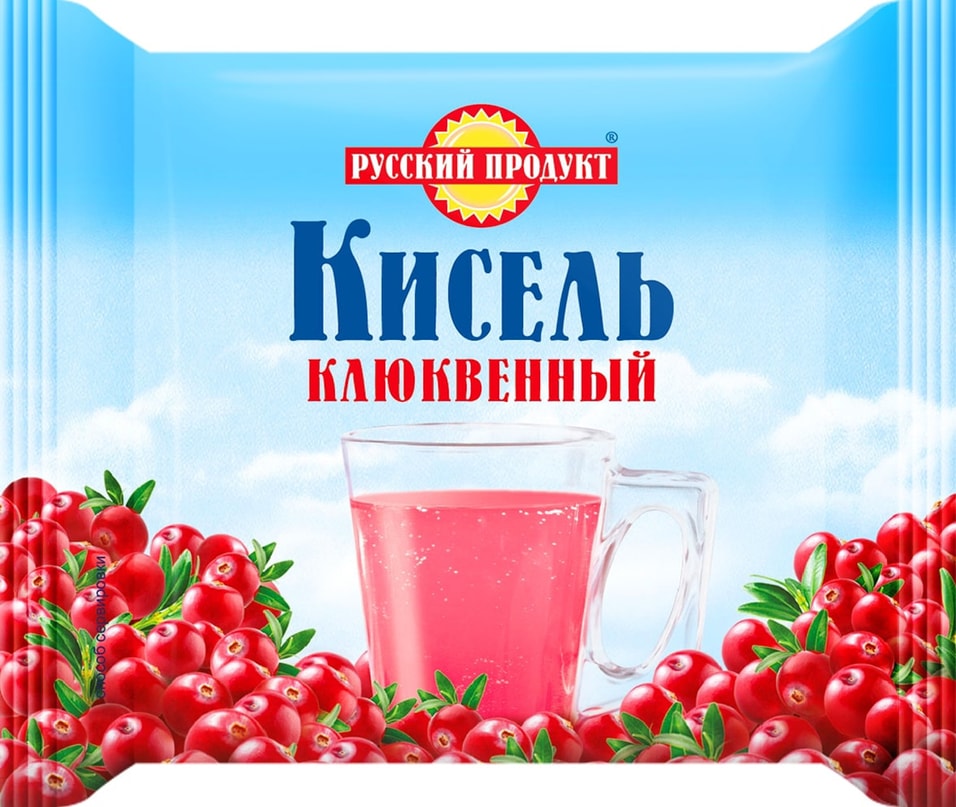 Кисель Русский продукт Клюквенный 190г Закажите онлайн 76₽