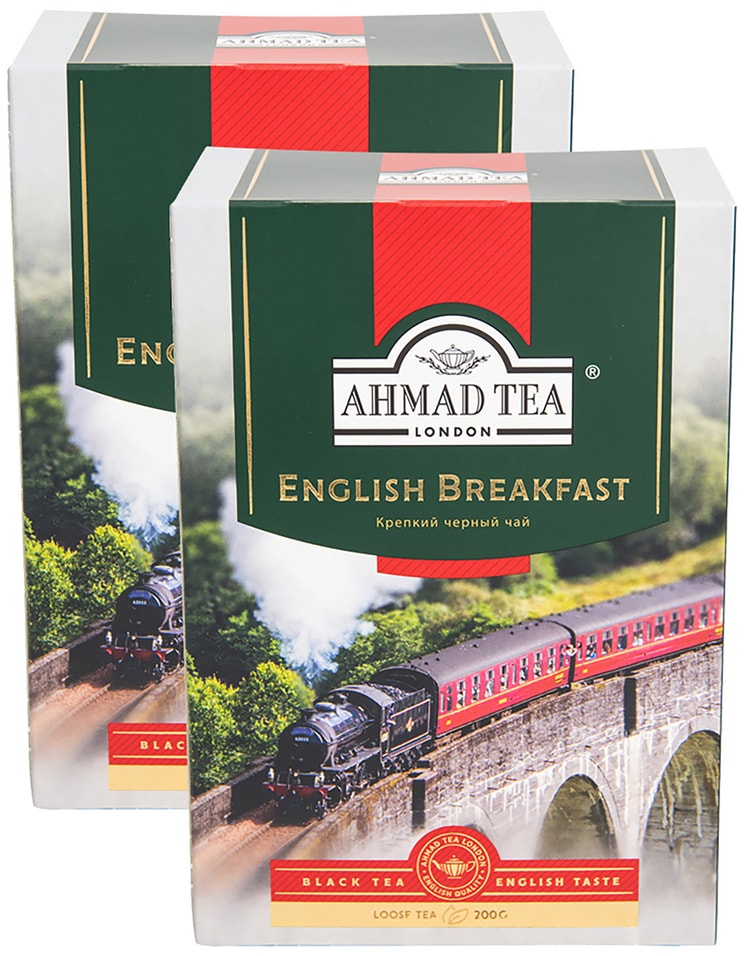 Чай черный Ahmad Tea English Breakfast 200г (упаковка 2 шт.) от Vprok.ru