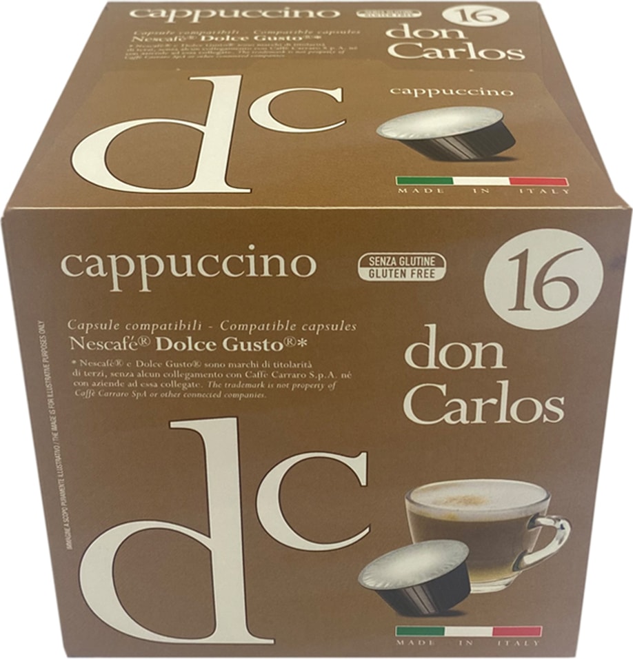 Кофе в капсулах Don Carlos Cappucino 16шт