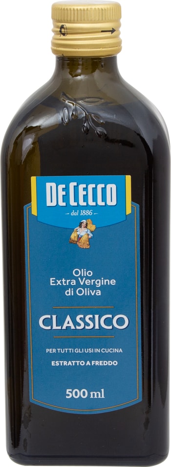 Масло оливковое De Cecco Classico нерафинированное 500мл