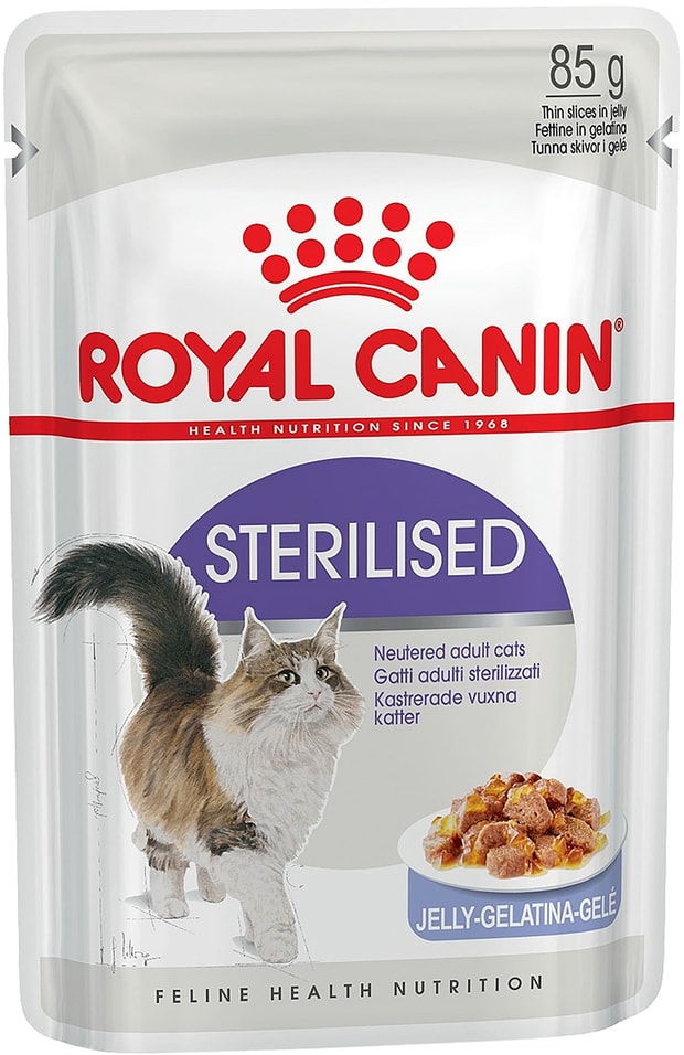 Влажный корм для кошек Royal Canin Желе Sterilised 85г