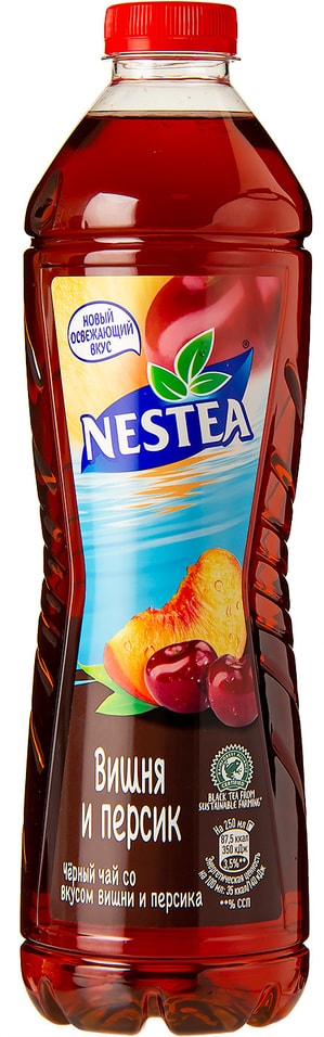 Чай черный Nestea Вишня и Персик 1.5л от Vprok.ru