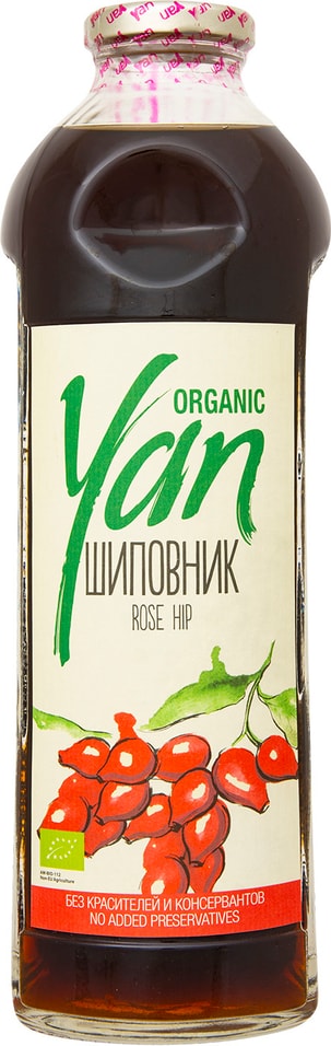 Напиток Yan Organic Шиповник 930мл от Vprok.ru