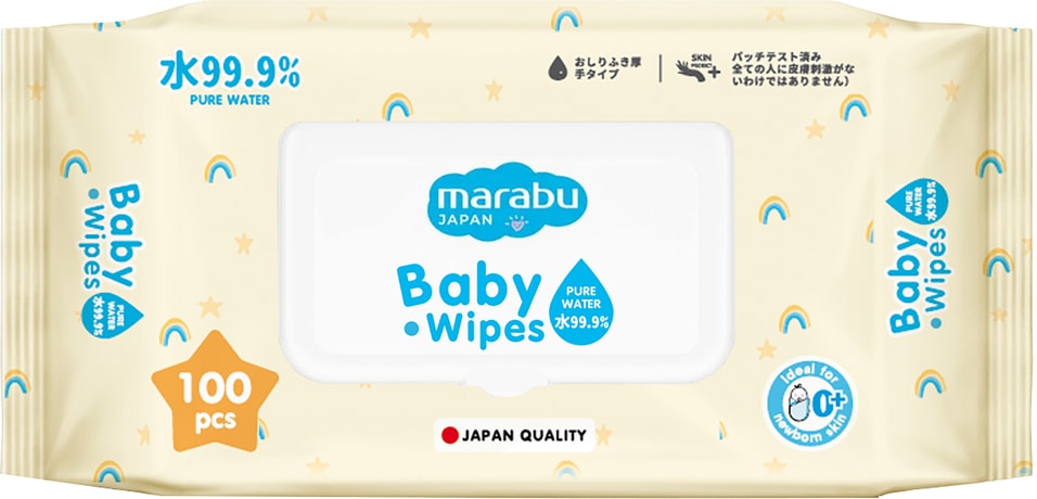 Салфетки влажные Marabu детские 100шт Закажите онлайн 249₽