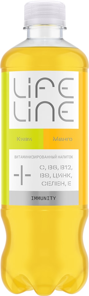 Напиток Lifeline Immunity Манго-Киви витаминизированный негазированный 500мл