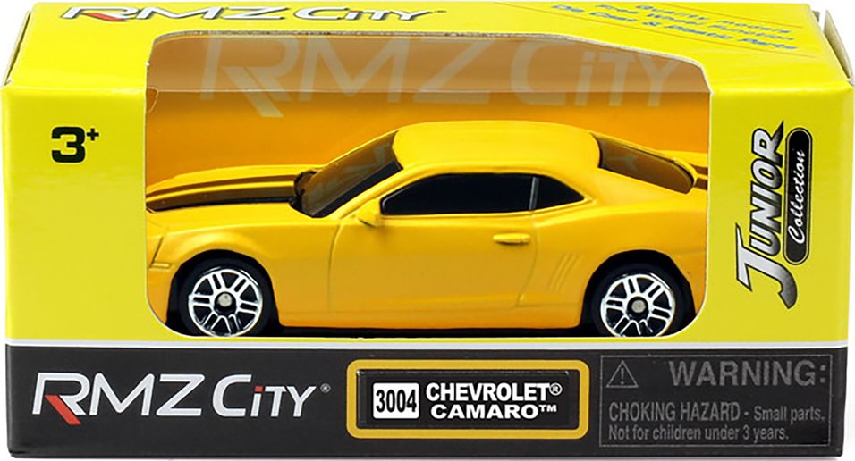 Игрушка RMZ City Машинка Chevrolet camaro желтая