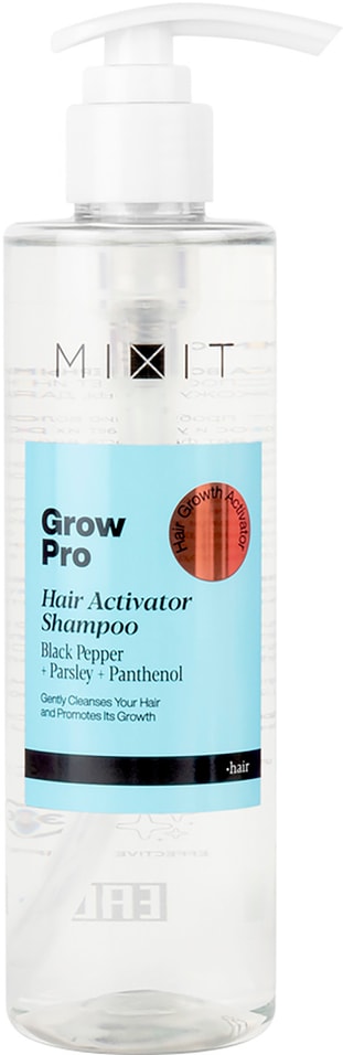 Отзывы о Шампуне-активаторе роста волос MiXiT Grow Pro Hair Activator Shampoo с черным перцем 250мл