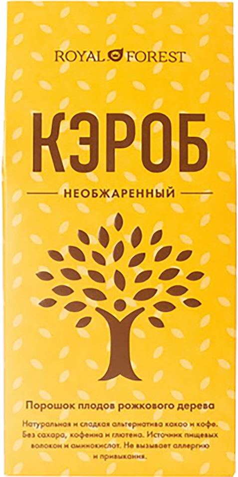 Кэроб Royal Forest необжаренный 200г