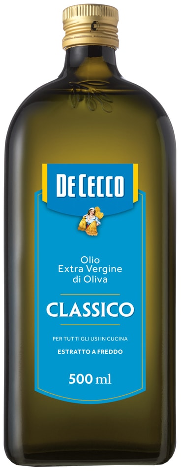 Масло оливковое De Cecco Classico нерафинированное 500мл
