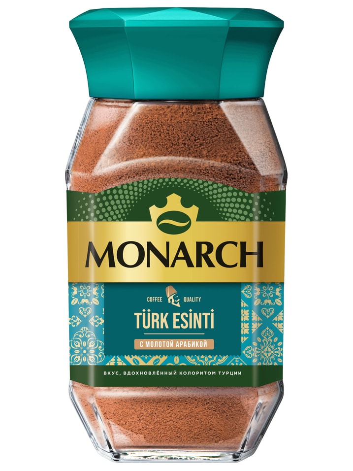 Кофе растворимый Monarch с добавлением молотого Turk Esinti 90г 400₽