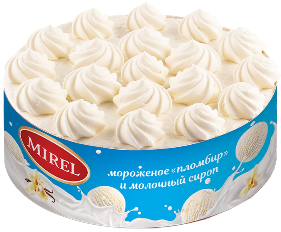 Торт Mirel Пломбирный 750г от Vprok.ru