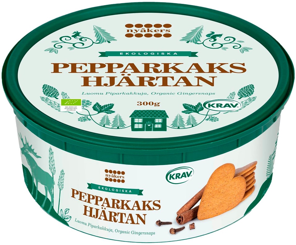 Печенье Nyakers Original имбирное хрустящее 300г