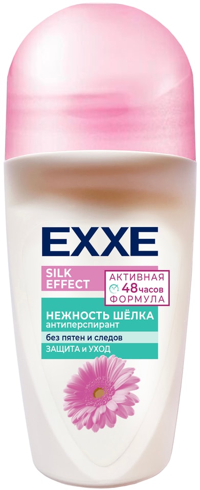 Дезодорант антиперспирант женский EXXE Silk effect нежность шелка роликовый 50мл 139₽