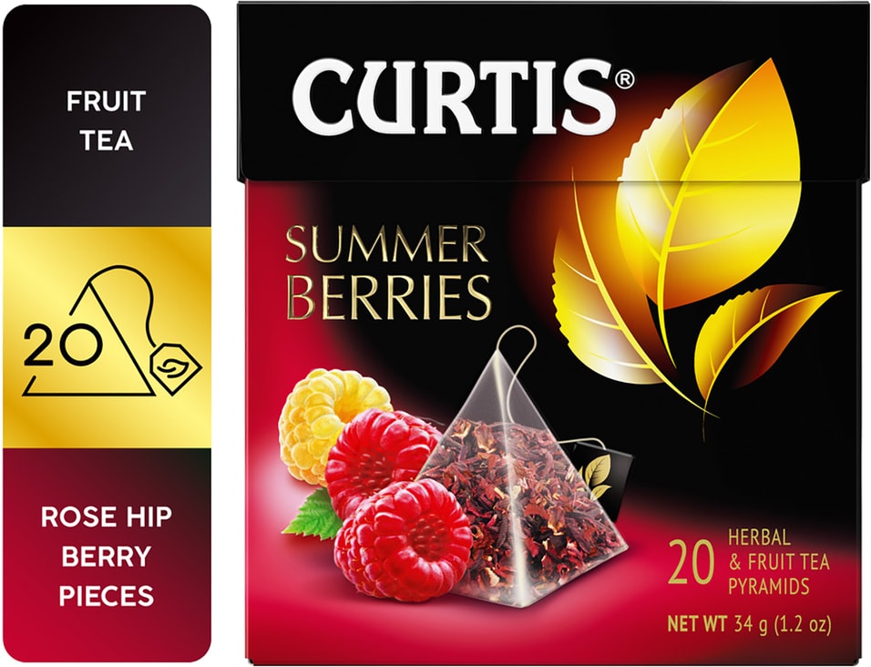 Чай фруктовый Curtis Summer Berries 20*1.7г