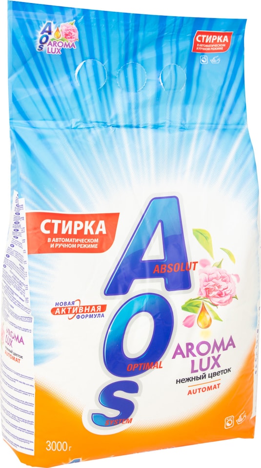 Стиральный порошок AOS Aroma Lux 3кг от Vprok.ru