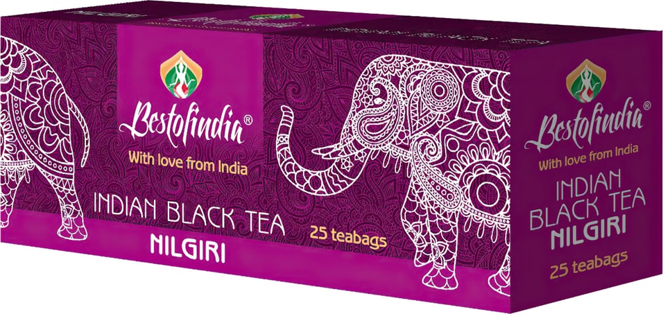 Чай Bestofindia Нилгири чёрный 25*2г
