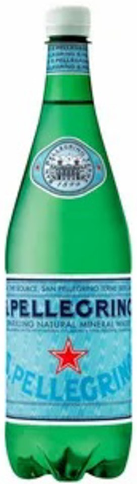 Вода San pellegrino минеральная природная лечебно-столовая газированная 1л 275₽