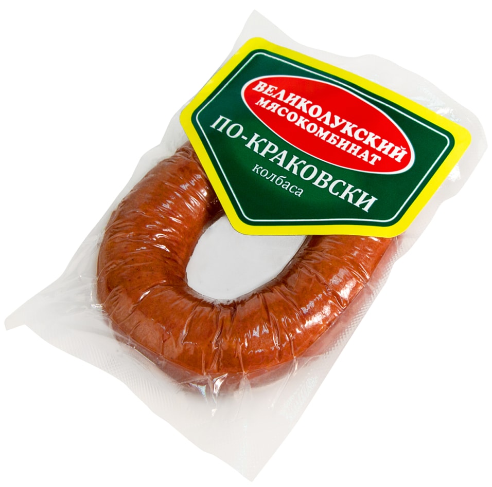 Колбаса Великолукский МК По-краковски полукопченая 300г