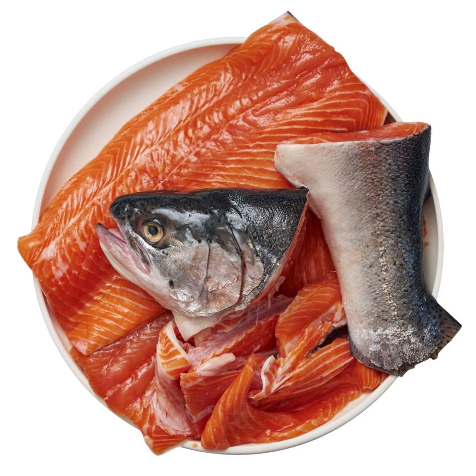 Форель охлажденная филе + набор для ухи 0.9-2кг