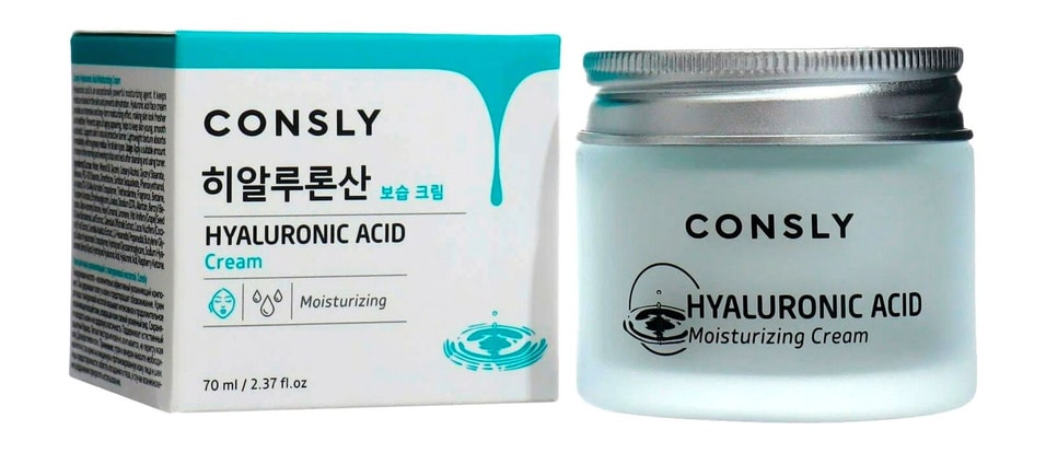 Крем для лица Consly с гиалуроновой кислотой увлажняющий 70мл