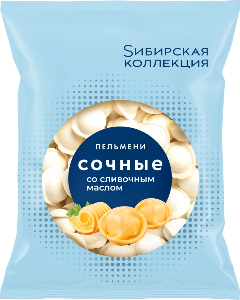 Пельмени Сибирская Коллекция Сочные со сливочным маслом 400г