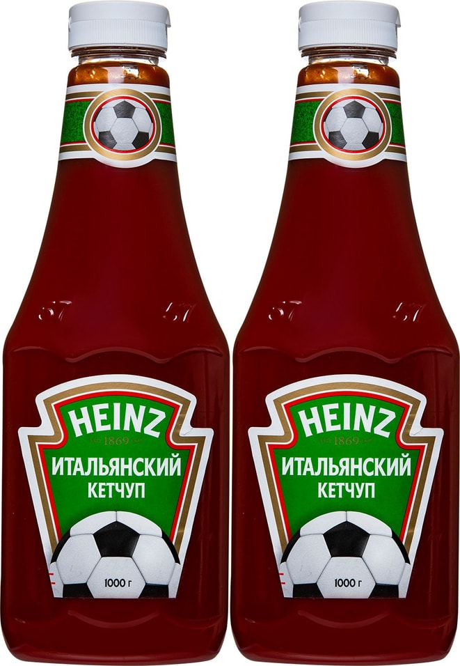 Кетчуп Heinz Итальянский 1кг (упаковка 2 шт.)