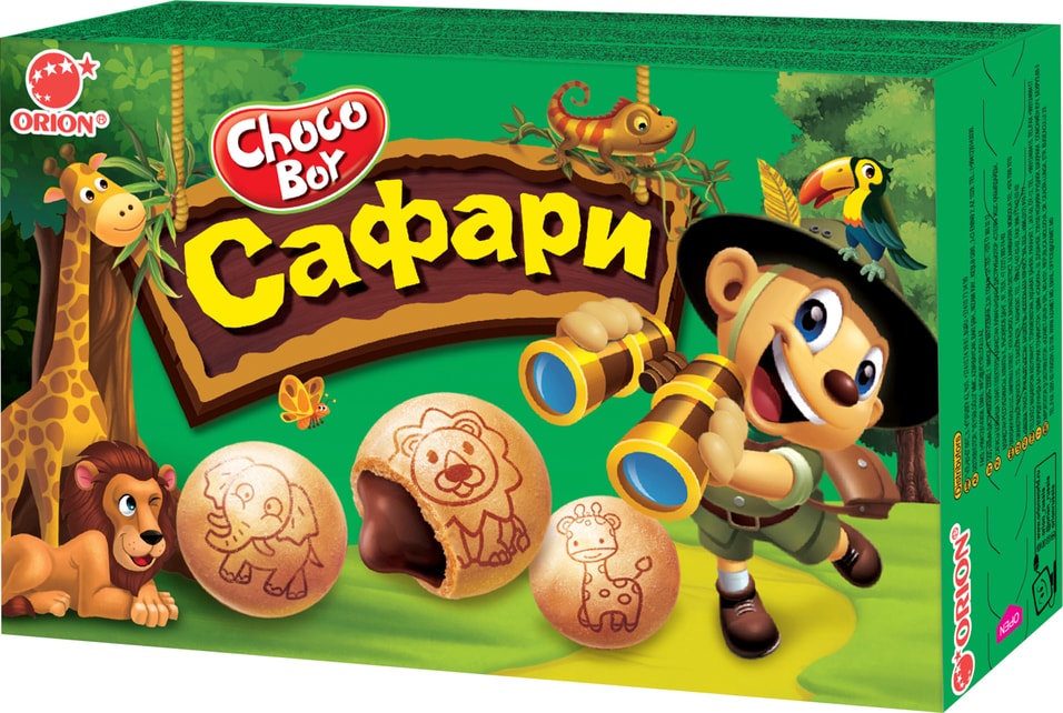 Печенье Choco Boy Safari 42г - Vprok.ru Перекрёсток