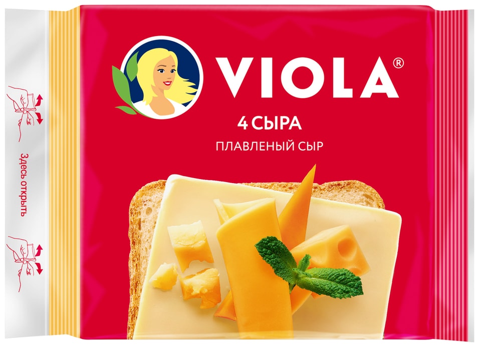 Сыр плавленый Viola Четыре сыра 140г