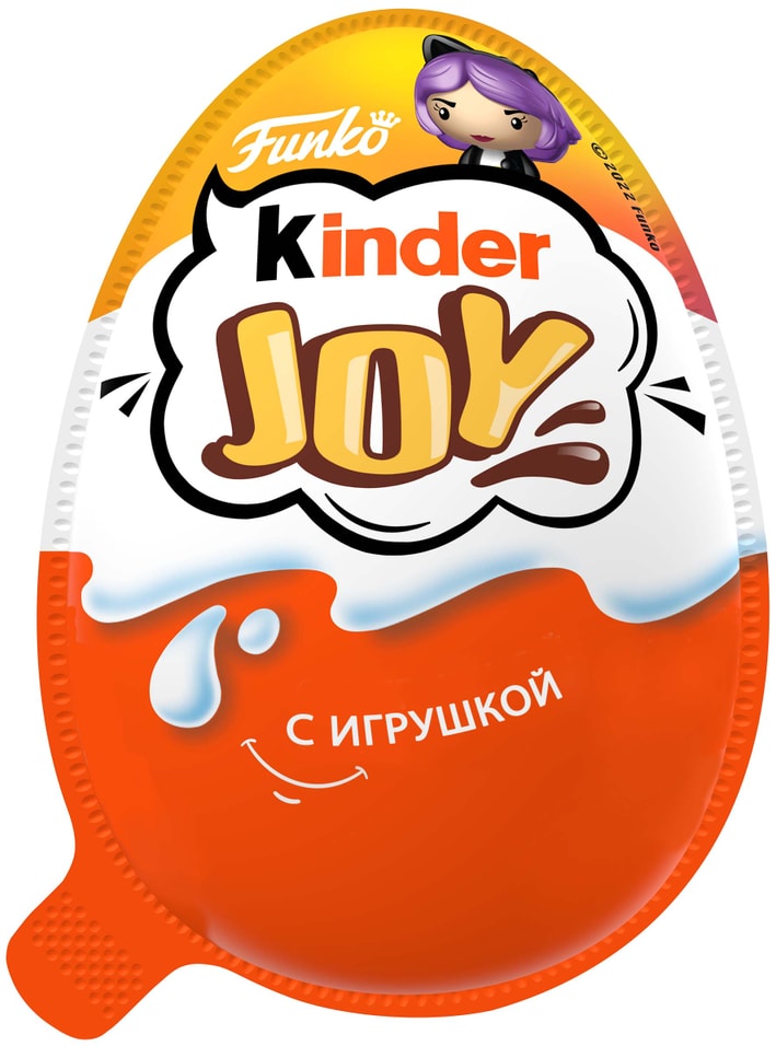 Яйцо с игрушкой-сюрпризом Kinder Joy 20г