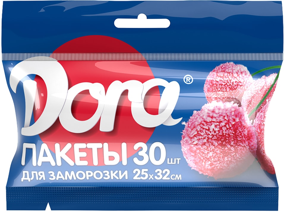 Пакеты для заморозки Dora 25*32см 30шт