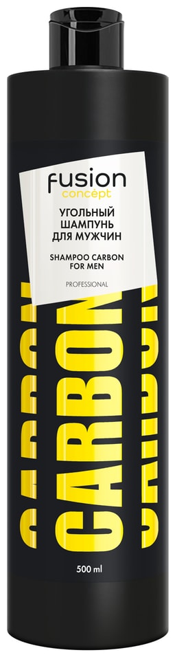 Шампунь для волос Concept Fusion Угольный для мужчин Carbon 500мл