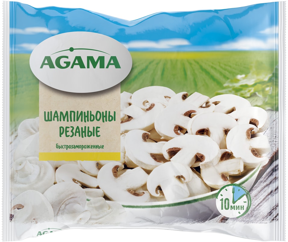 Шампиньоны Agama резаные 400г - Vprok.ru Перекрёсток