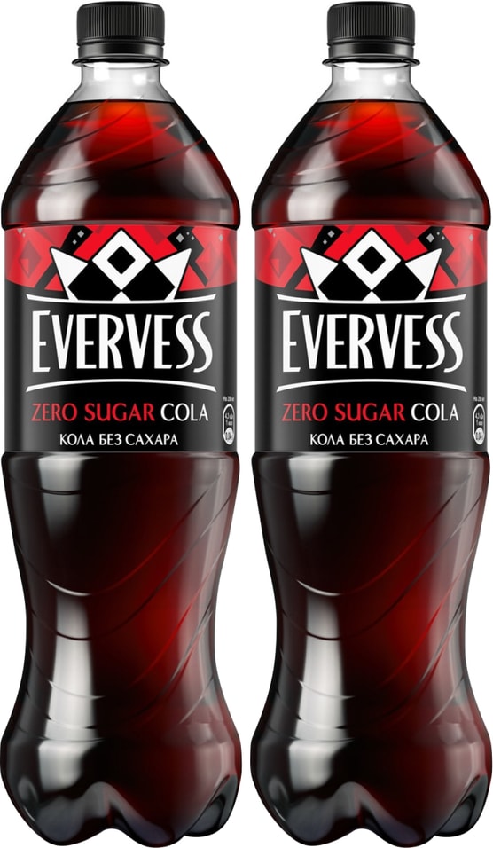 Напиток Evervess Кола без сахара 1л. Доставим до двери!