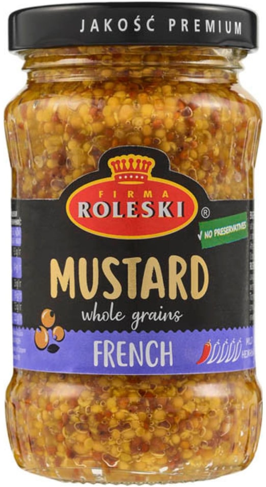 Горчица Roleski Французская 175г - Vprok.ru Перекрёсток