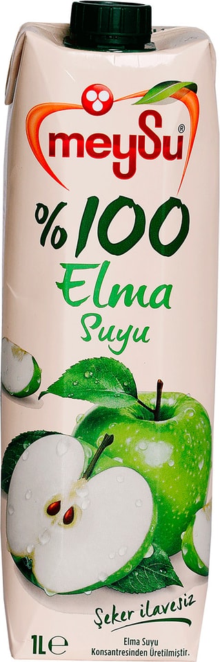 Сок Meysu 100% Яблочный 1л