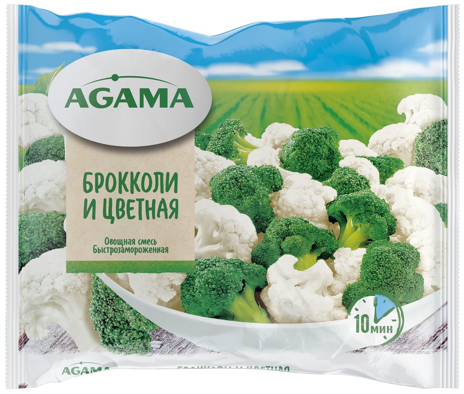 Смесь овощная Agama Брокколи и цветная 400гс доставкой 219₽