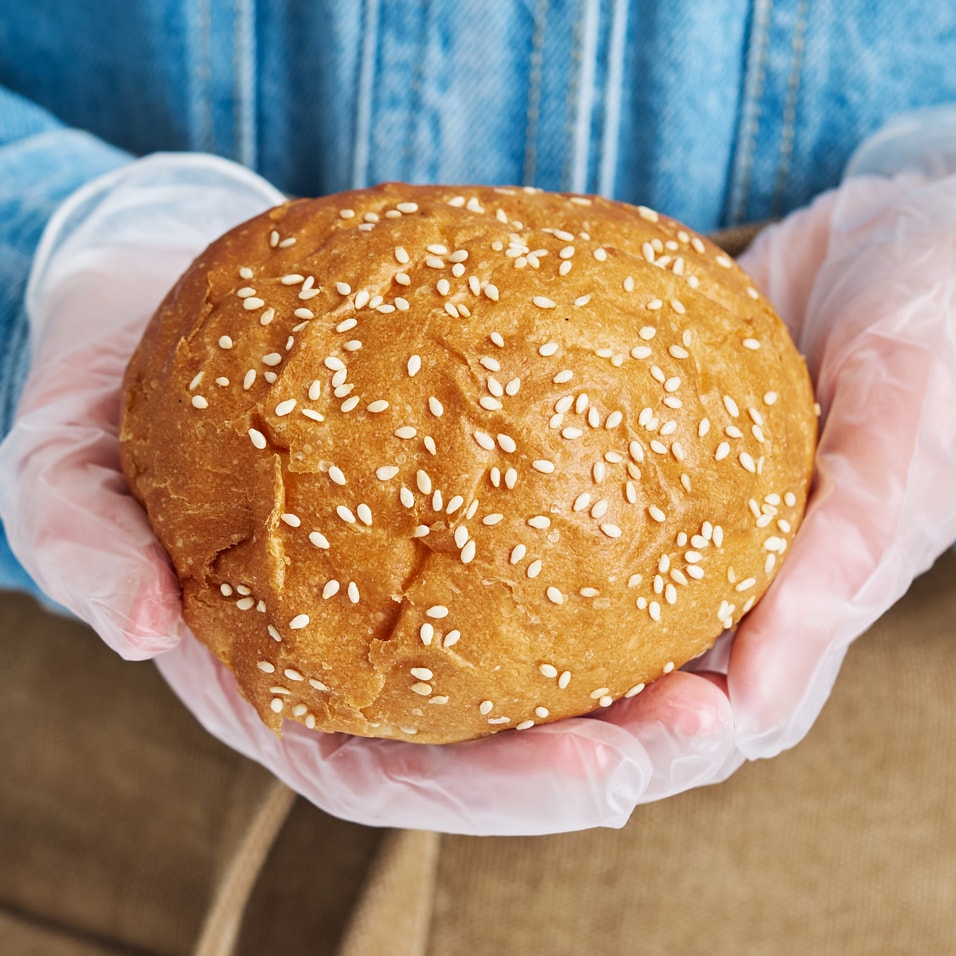 Булочка для гамбургера 75г - Vprok.ru Перекрёсток