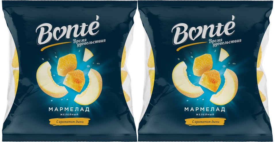 Мармелад BONTE желейный дыня 300г (упаковка 2 шт.)